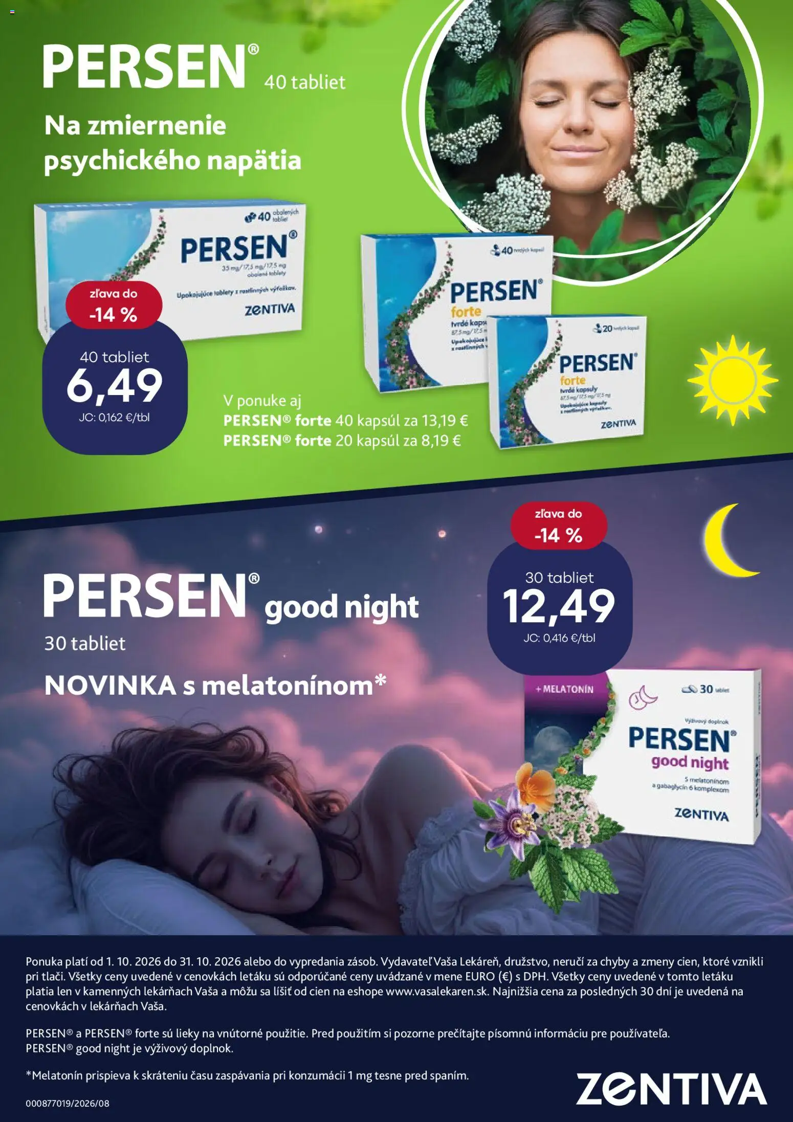 Náhľad Vaša lekáreň letáku platného od 01.10.2026
