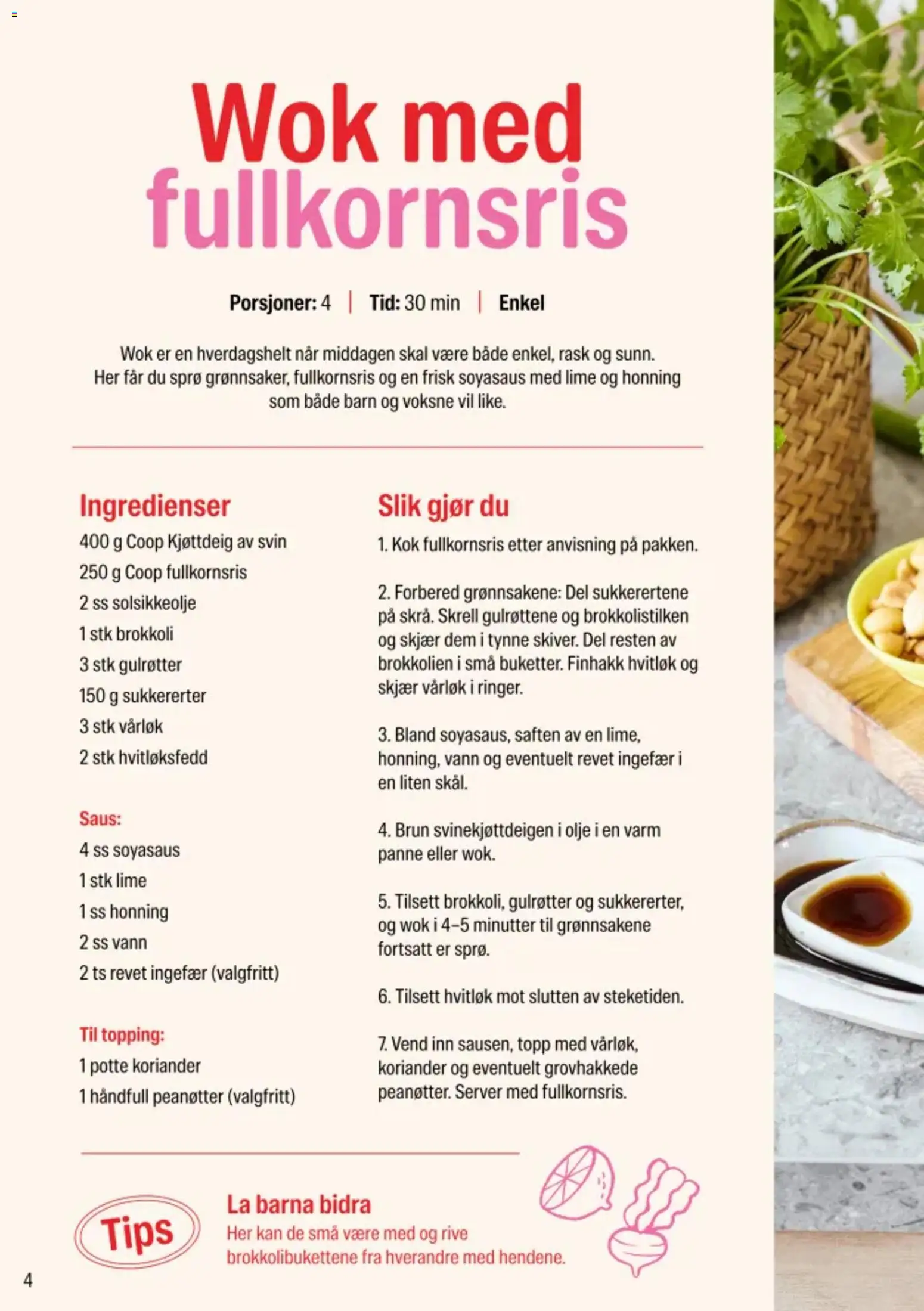 Forhåndsvis Coop Extra Middagsdisken sunn hverdag fra butikk Coop Extra gyldig fra 09/08/2026