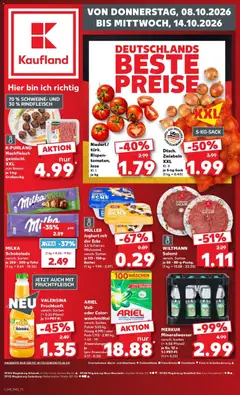 Vorschau von dem Prospekt des Geschäftes Kaufland, gültig ab dem 08.10.2026