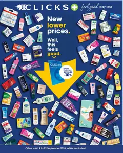 Preview of Clicks flyer valid from 09/09/2026
