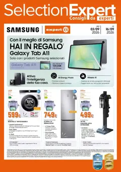 Anteprima dell'opuscolo Expert volantino Samsung dal negozio Expert valido da 03/09/2026