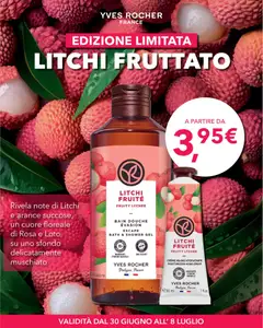 Anteprima dell'opuscolo Yves Rocher catalogo Litchi Fruttato dal negozio Yves Rocher valido da 30/06/2026