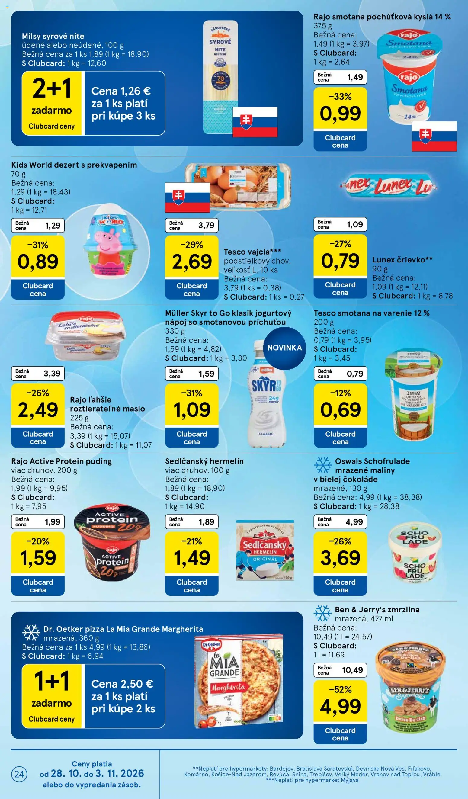 Náhľad Tesco letáku platného od 28.10.2026