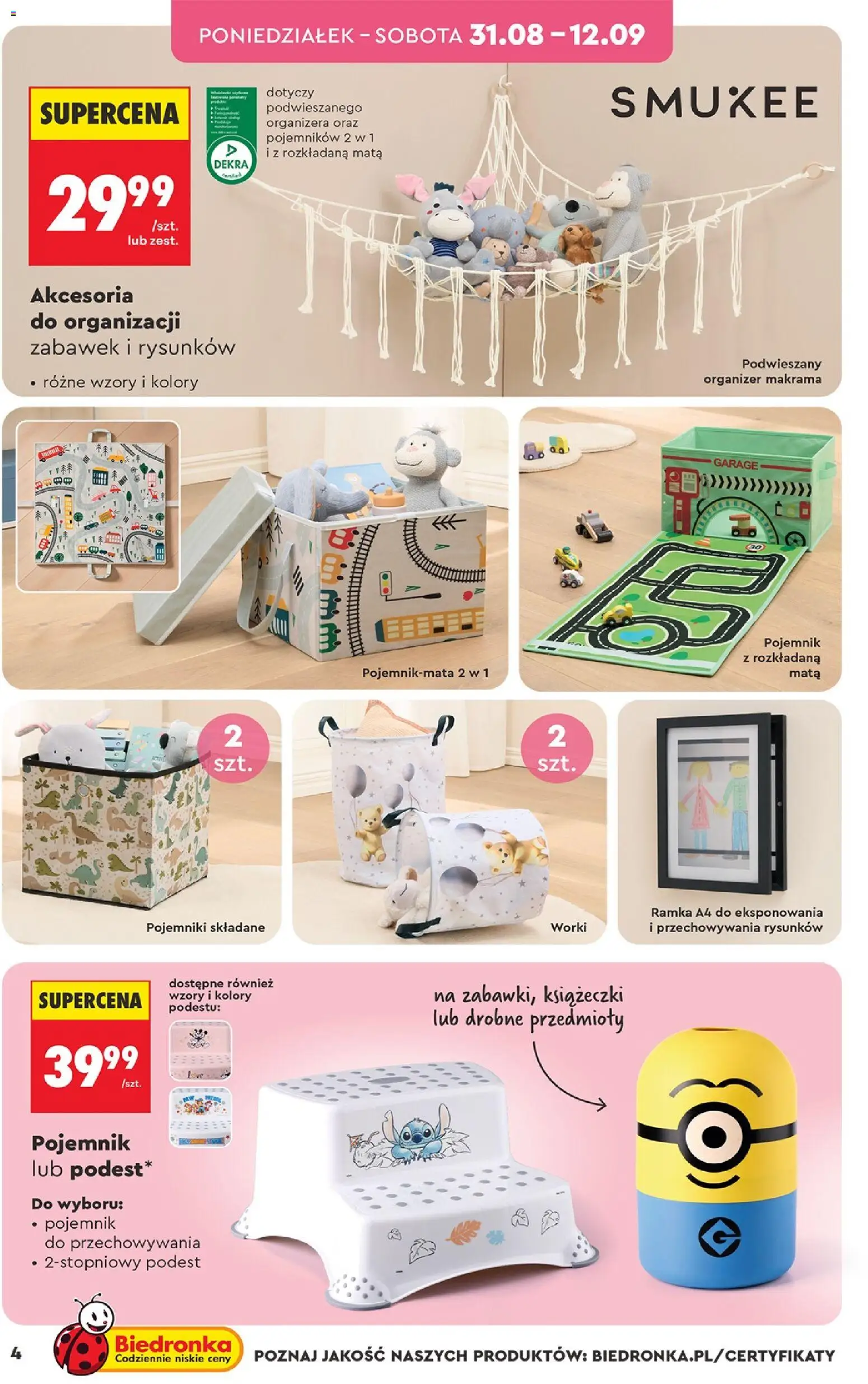 Pogląd gazetki "Biedronka gazetka - Hity i inspiracje" ze sklepu Biedronka ważnej od 31.08.2026