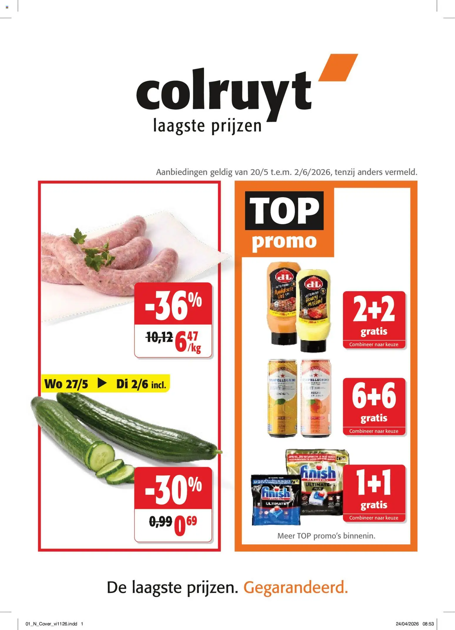 Voorbeeld van Colruyt Folder / Publicité van winkel Colruyt geldig vanaf 20/05/2026