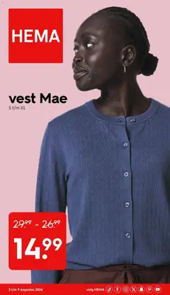 Voorbeeld van Hema folder van winkel Hema geldig vanaf 03-08-2026