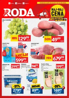 Pregled Roda kataloga - važi od 10.09.2026