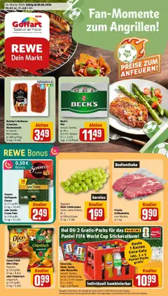 Vorschau von dem Prospekt des Geschäftes Rewe, gültig ab dem 08.06.2026