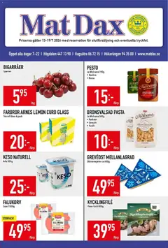 Förhandsgranska reklamblad Matdax erbjudanden från butik Matdax gäller från 20/07/2026