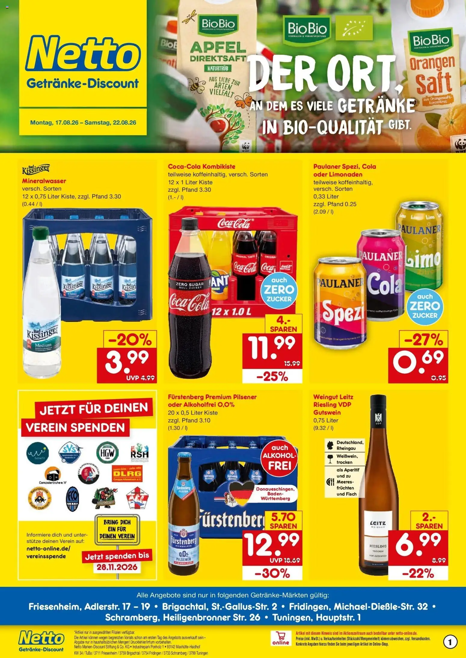 Vorschau von dem Prospekt des Geschäftes Netto Marken-Discount, gültig ab dem 17.08.2026