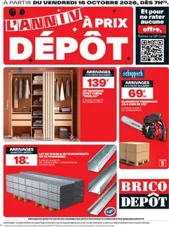 Prévisualisation de Brico Dépôt - l'anniv à prix dépôt du magasin Brico Dépôt formulaire valide 16/10/2026