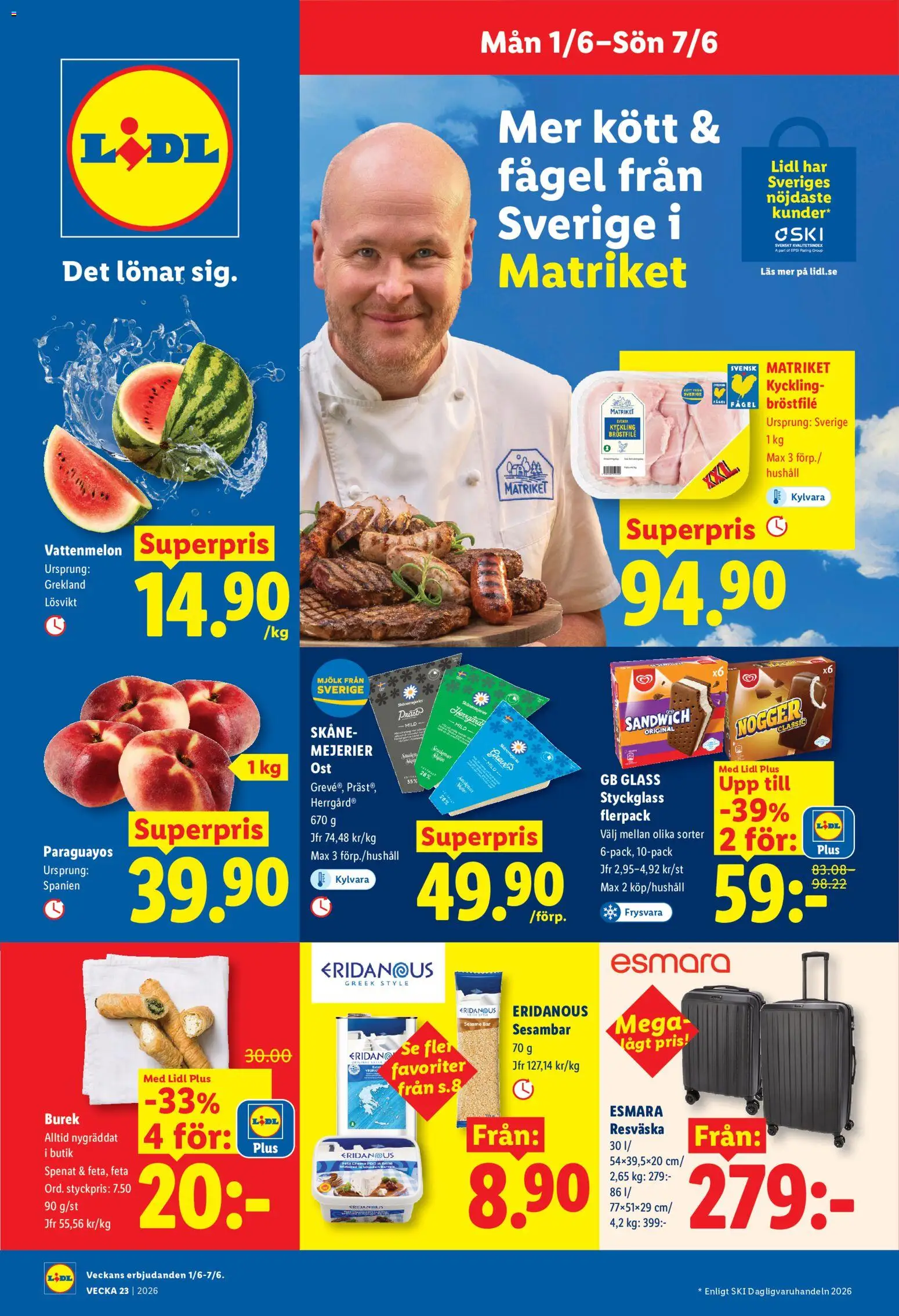 Förhandsgranska reklamblad Lidl erbjudanden från butik Lidl gäller från 01/06/2026
