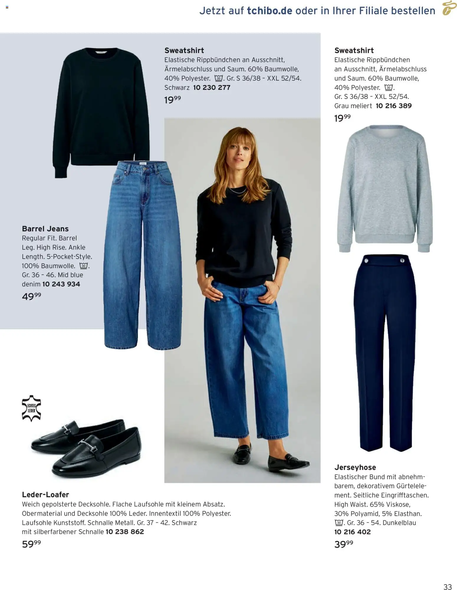 Vorschau von dem Prospekt des Geschäftes Tchibo, gültig ab dem 11.09.2026 - Jeans, Sweatshirt