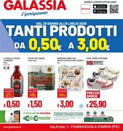Anteprima dell'opuscolo Galassia volantino Fiorenzuola dal negozio Galassia valido da 25/06/2026