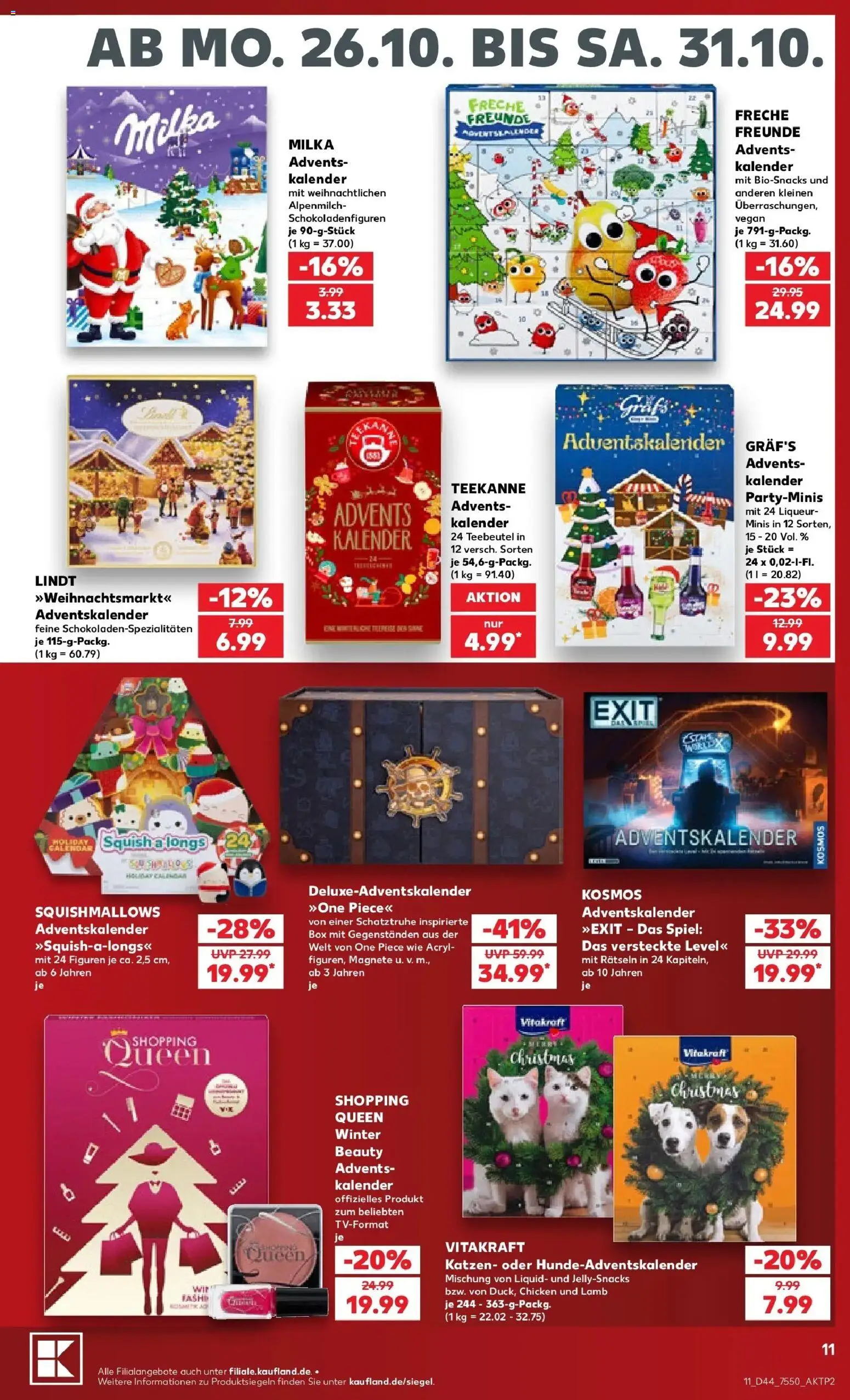 Vorschau von dem Prospekt des Geschäftes Kaufland, gültig ab dem 26.10.2026