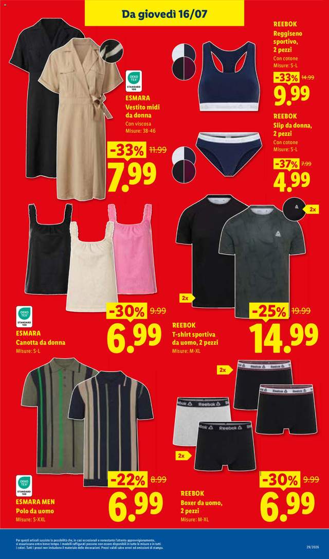 Nuovo volantino Lidl dal 16/07