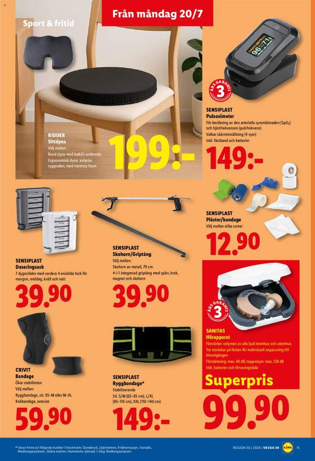 Nytt Lidl reklamblad från 20/07