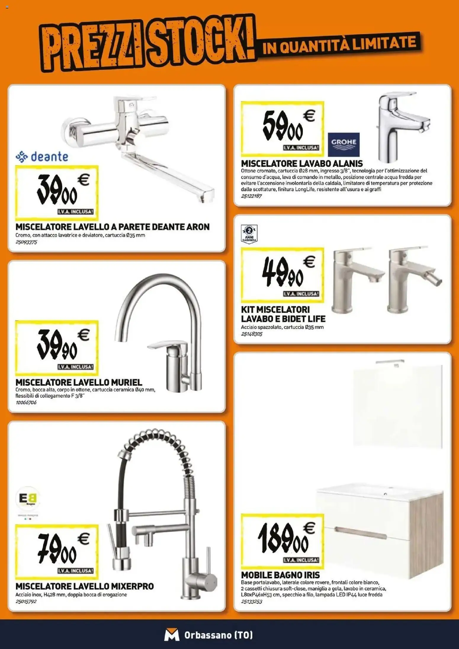 Anteprima dell'opuscolo TECNOMAT catalogo Orbassano dal negozio TECNOMAT valido da 29/10/2026