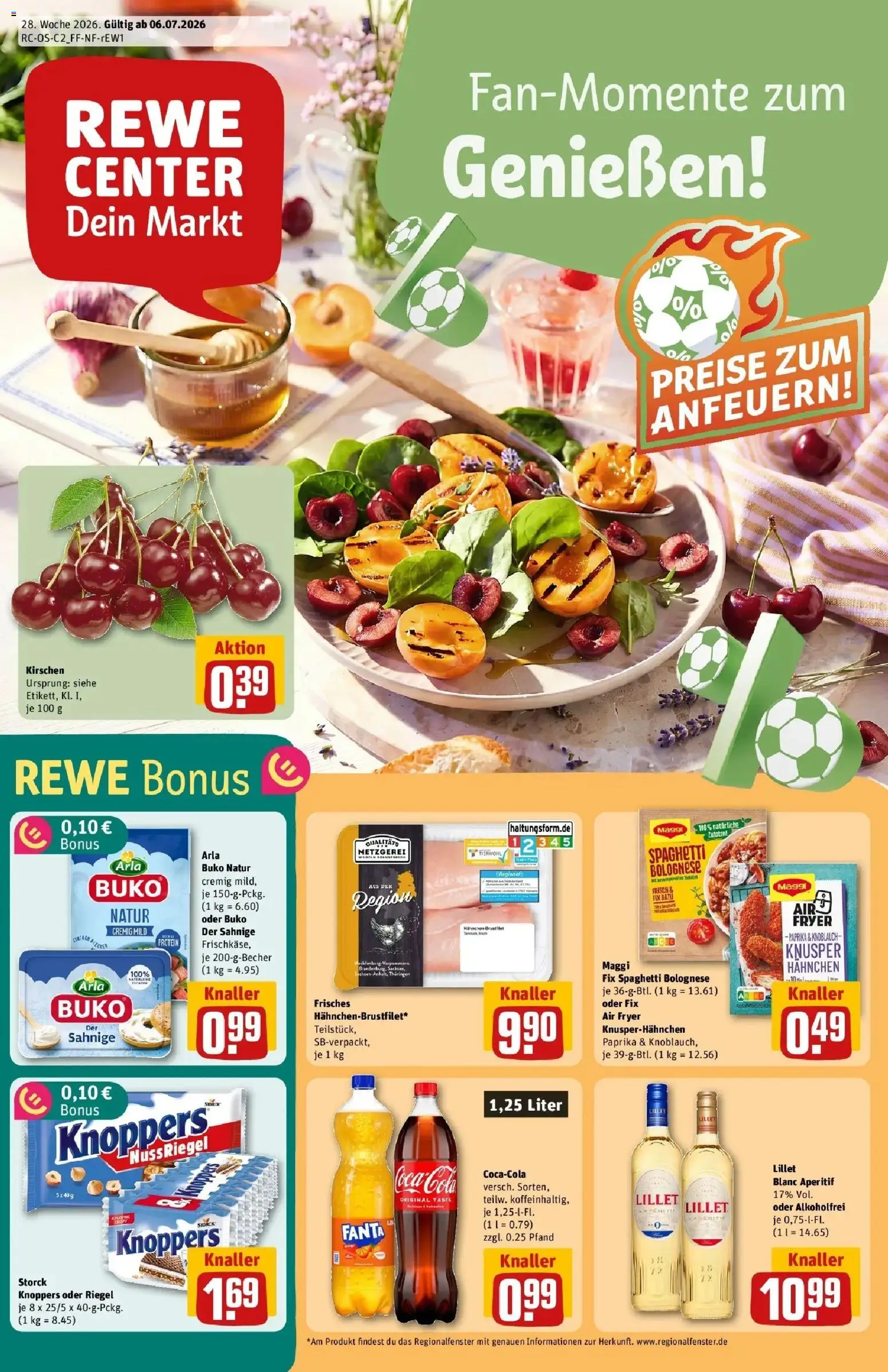 Vorschau von dem Prospekt des Geschäftes Rewe, gültig ab dem 06.07.2026