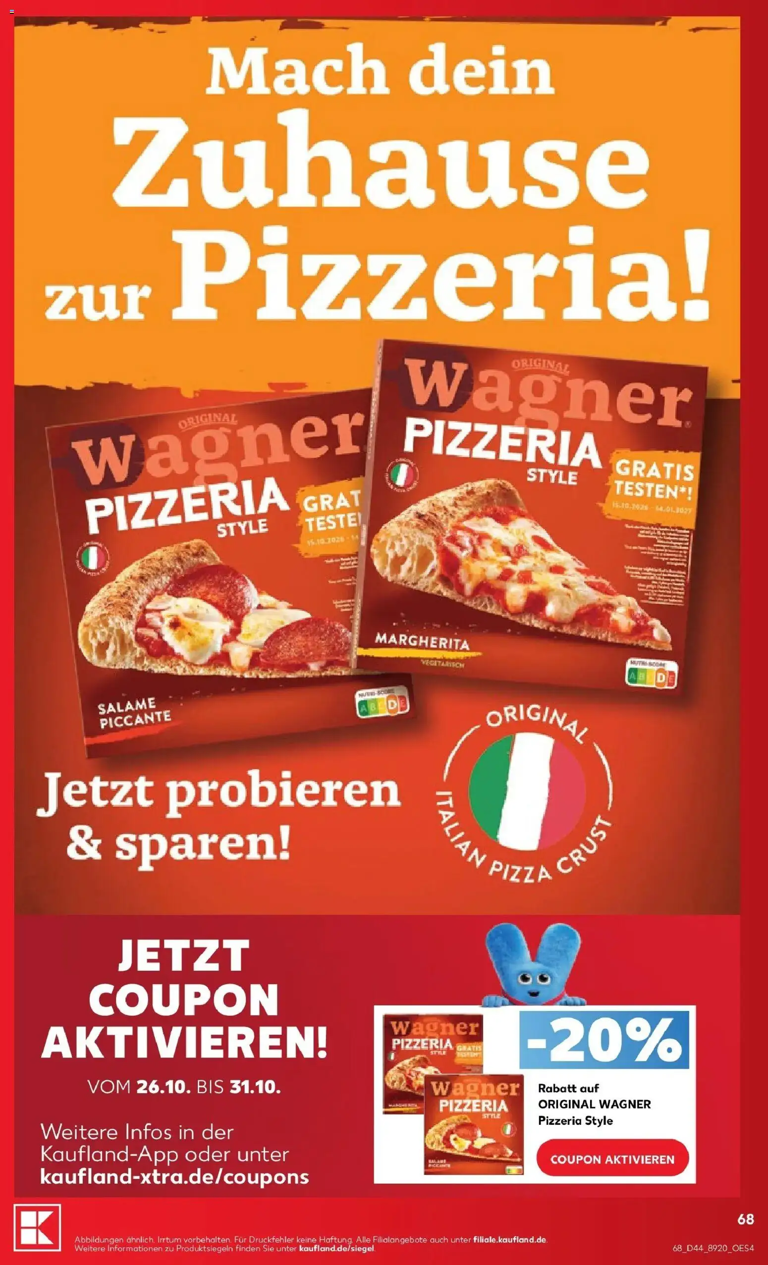 Vorschau von dem Prospekt des Geschäftes Kaufland, gültig ab dem 26.10.2026