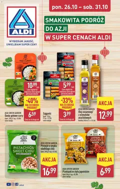 Pogląd gazetki "Aldi gazetka - Smakowita podróż" ze sklepu Aldi ważnej od 26.10.2026