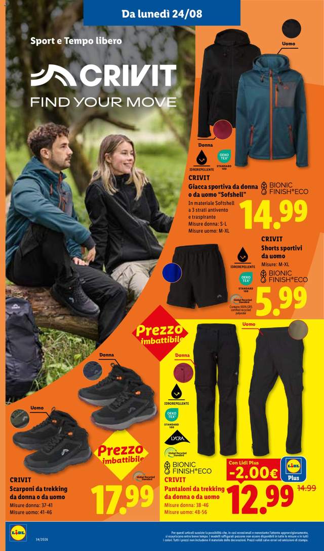 Nuovo volantino Lidl dal 20/08