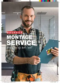 Eksempel på tilbudsavis Kompetencemagasin Montageservice fra butik Bauhaus gyldig fra 01/01/2026