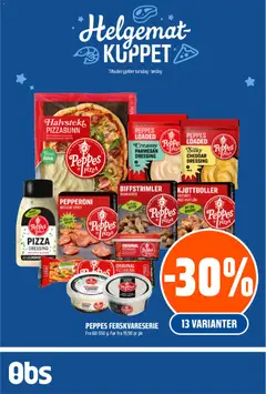 Forhåndsvis Coop Obs Helgemat Kuppet fra butikk Coop Obs gyldig fra 21/05/2026