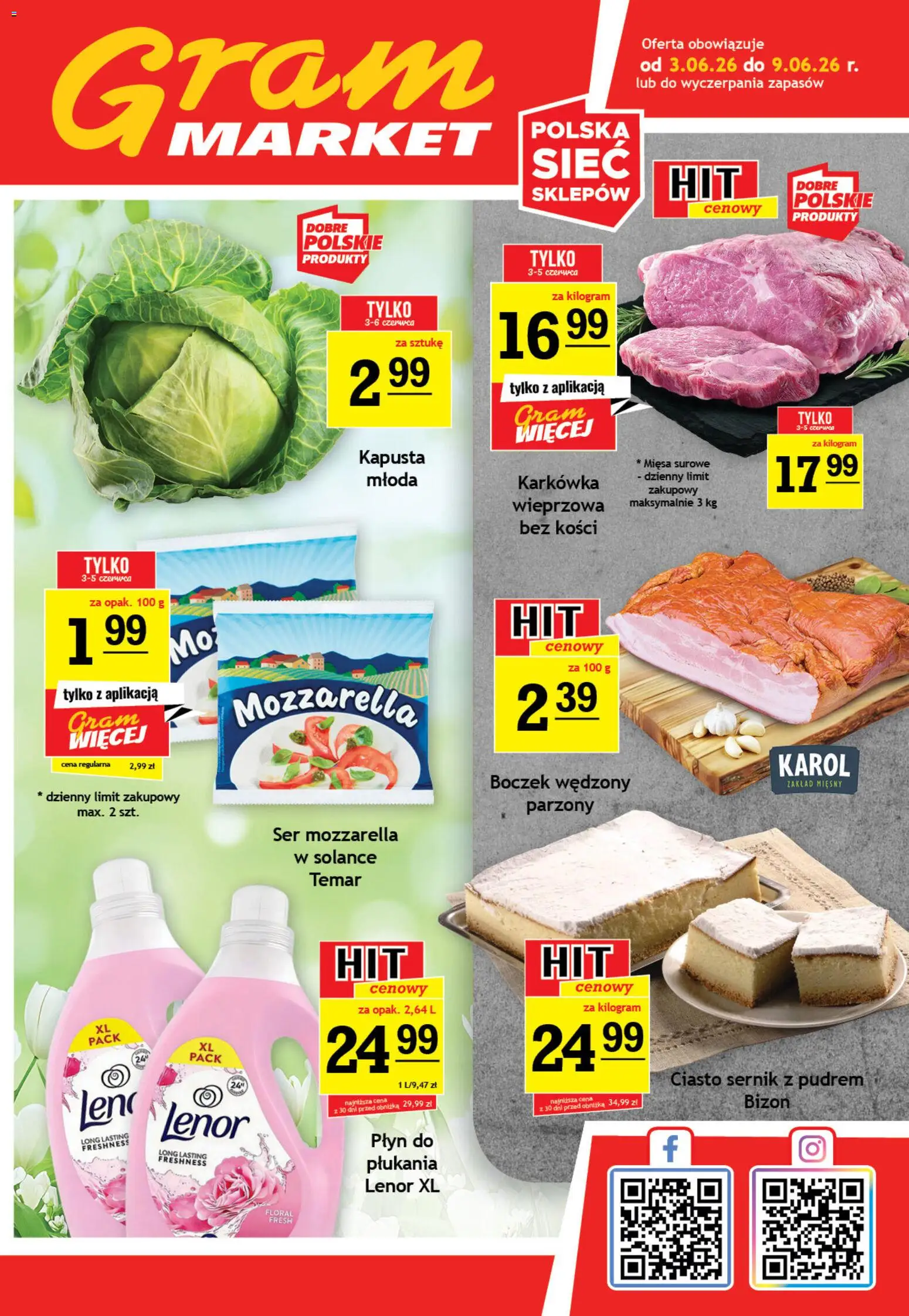 Pogląd gazetki "Gram Market gazetka" ze sklepu Gram Market ważnej od 03.06.2026