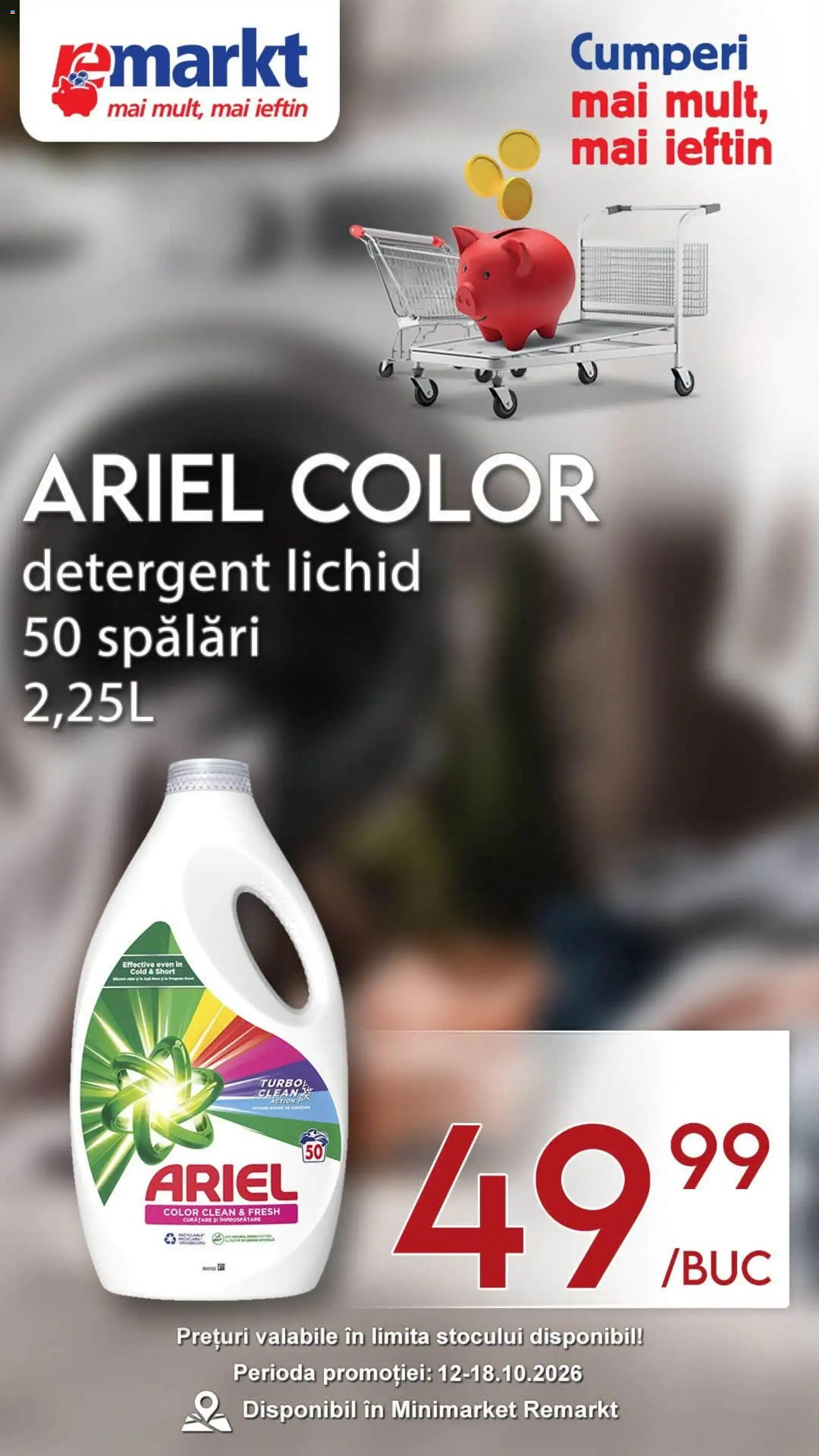 Previzualizarea de cataloage: Remarkt Remarkt Catalog valabil de la 12.10.2026 - Clean, Detergent
