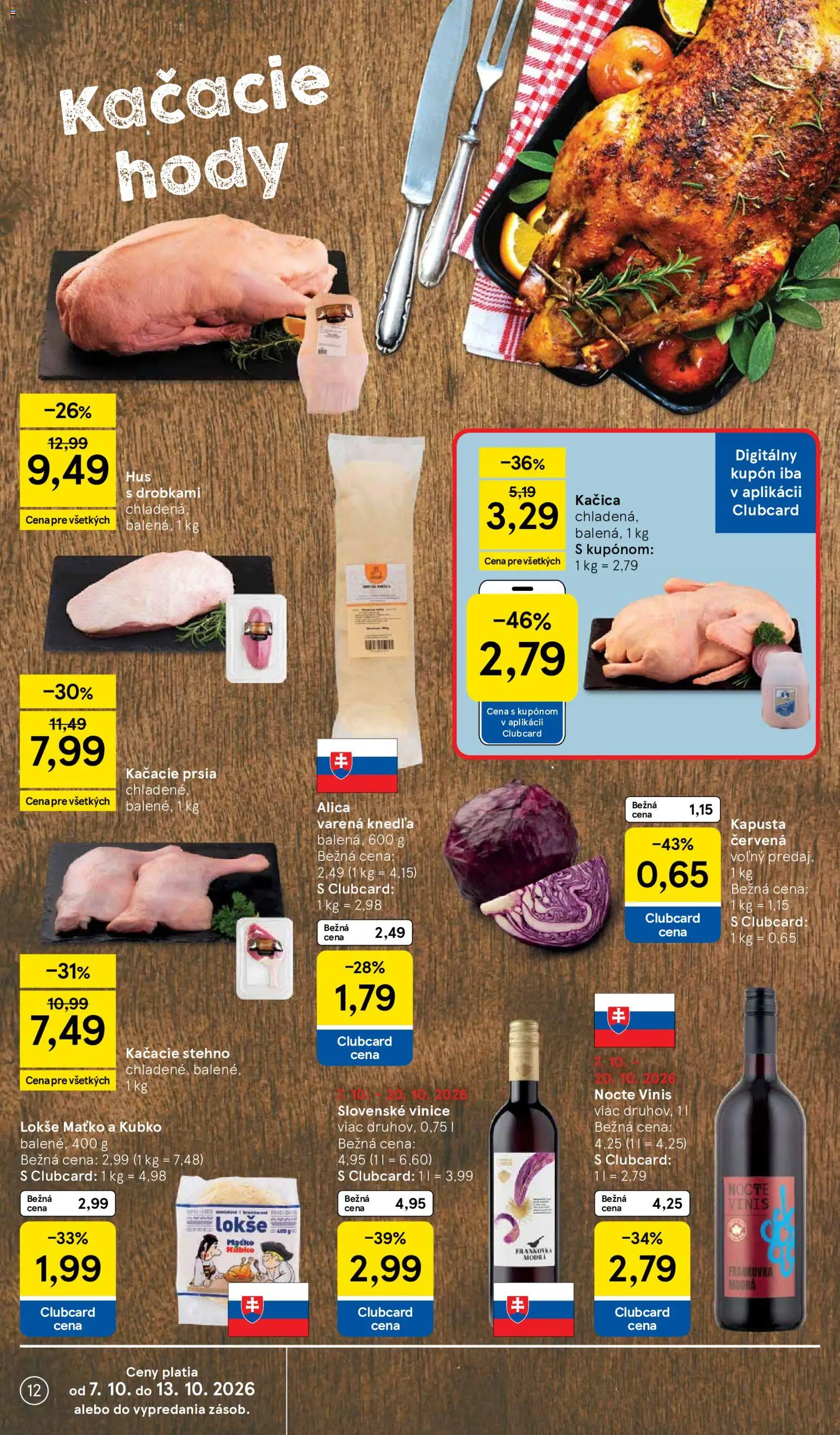 Náhľad Tesco letáku platného od 07.10.2026
