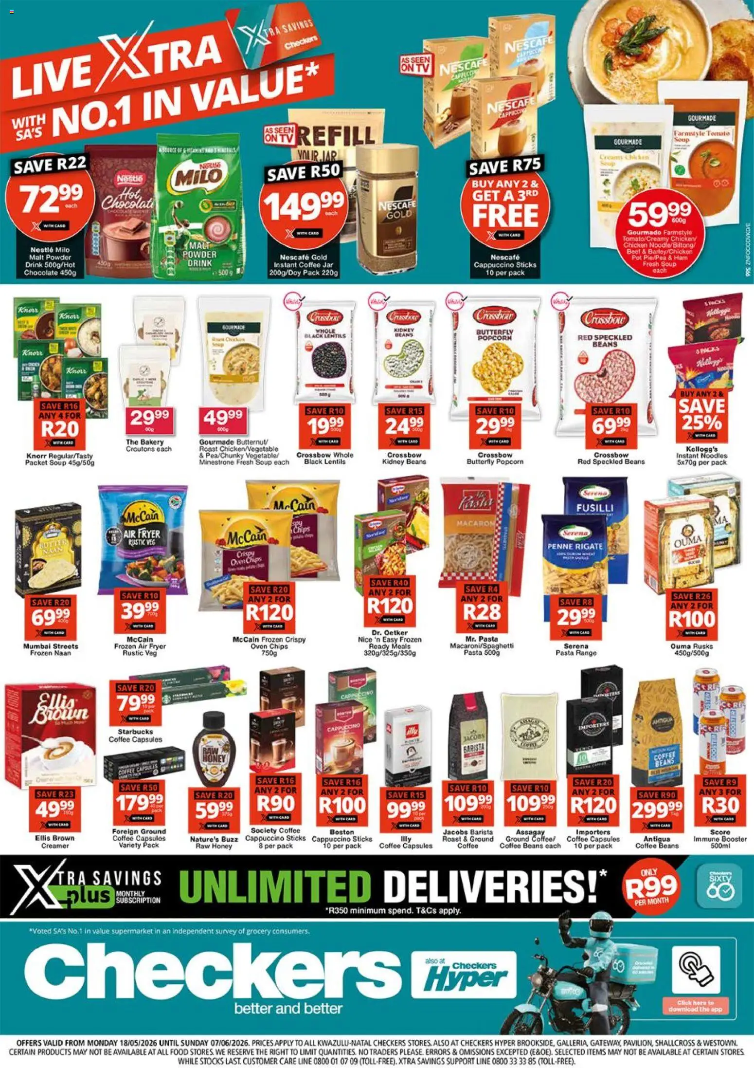 Preview of Checkers flyer valid from 18/05/2026