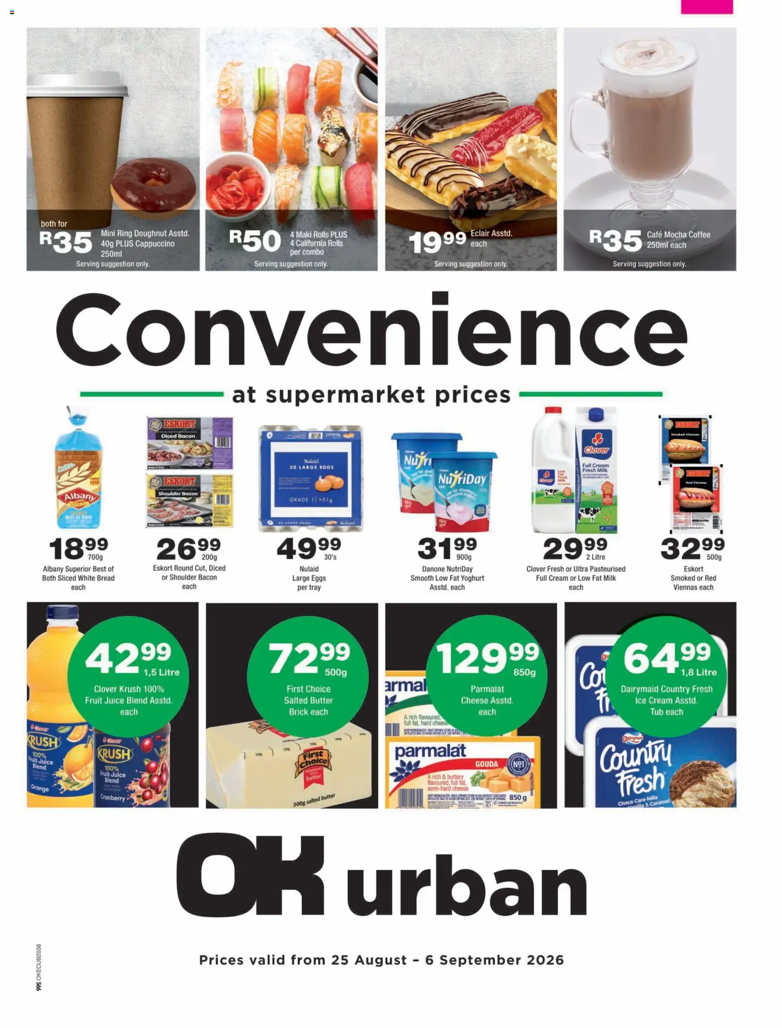 Preview of OK Foods flyer valid from 25/08/2026