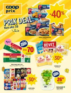 Forhåndsvis Coop Prix kundeavis fra butikk Coop Prix gyldig fra 21/09/2026