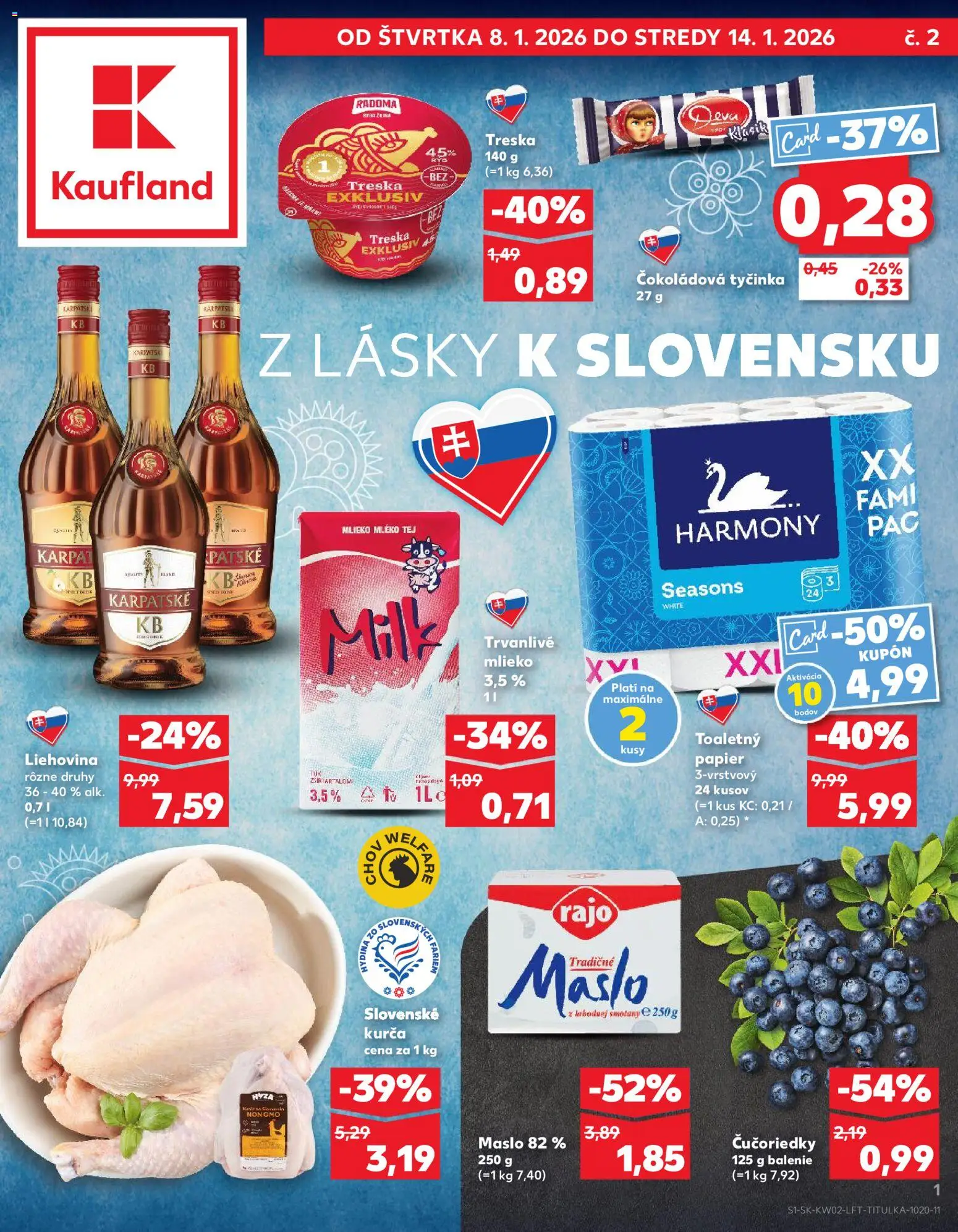 Náhľad Kaufland letáku platného od 08.01.2026