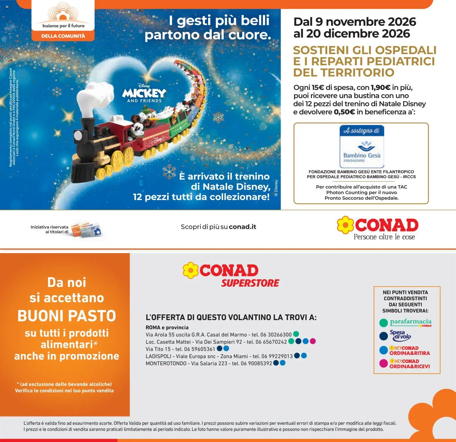 Anteprima dell'opuscolo Conad volantino Superstore Lazio dal negozio Conad valido da 05/11/2026 - Stampa, Bevande