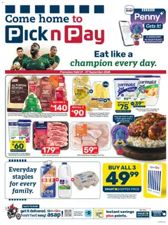 Preview of Pick n Pay flyer valid from 21/09/2026
