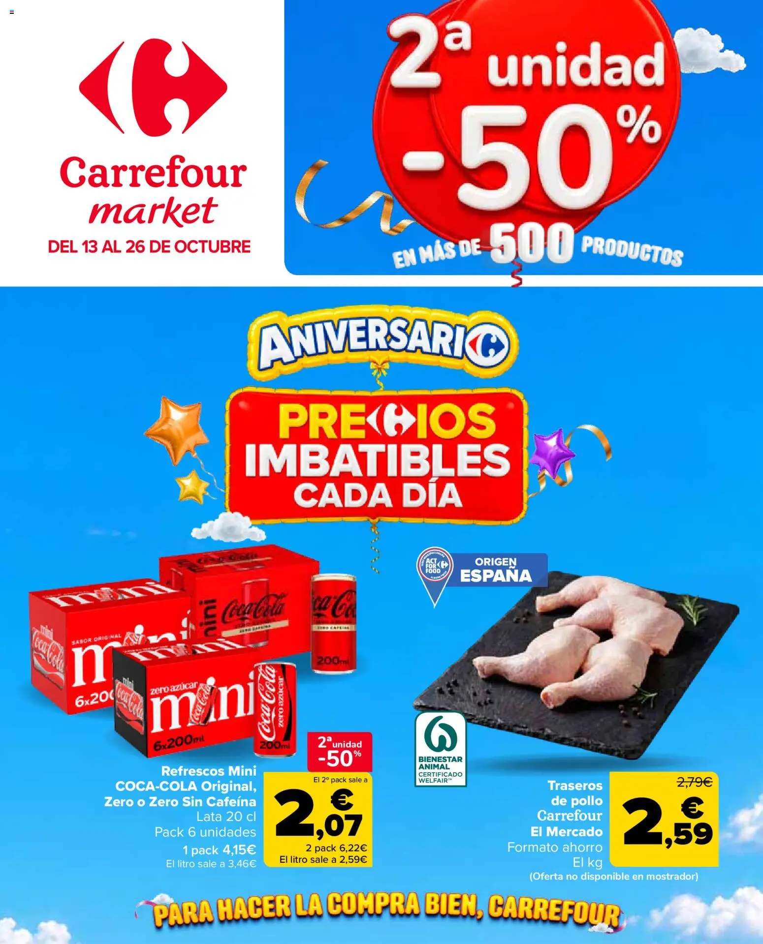 Vista previa del folleto de la tienda Carrefour Market válido desde el 13/10/2026 