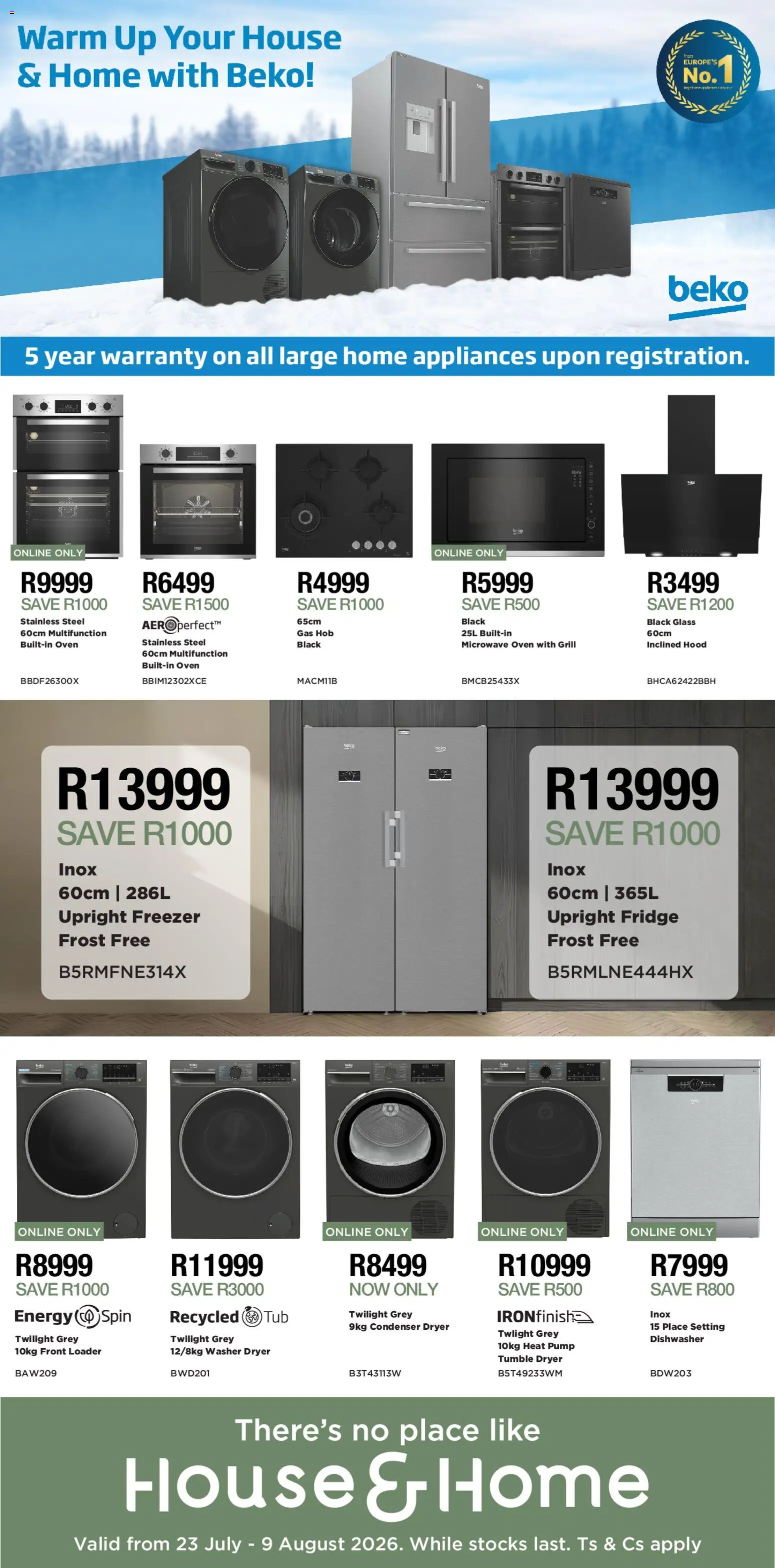 Preview of House and Home flyer valid from 23/07/2026