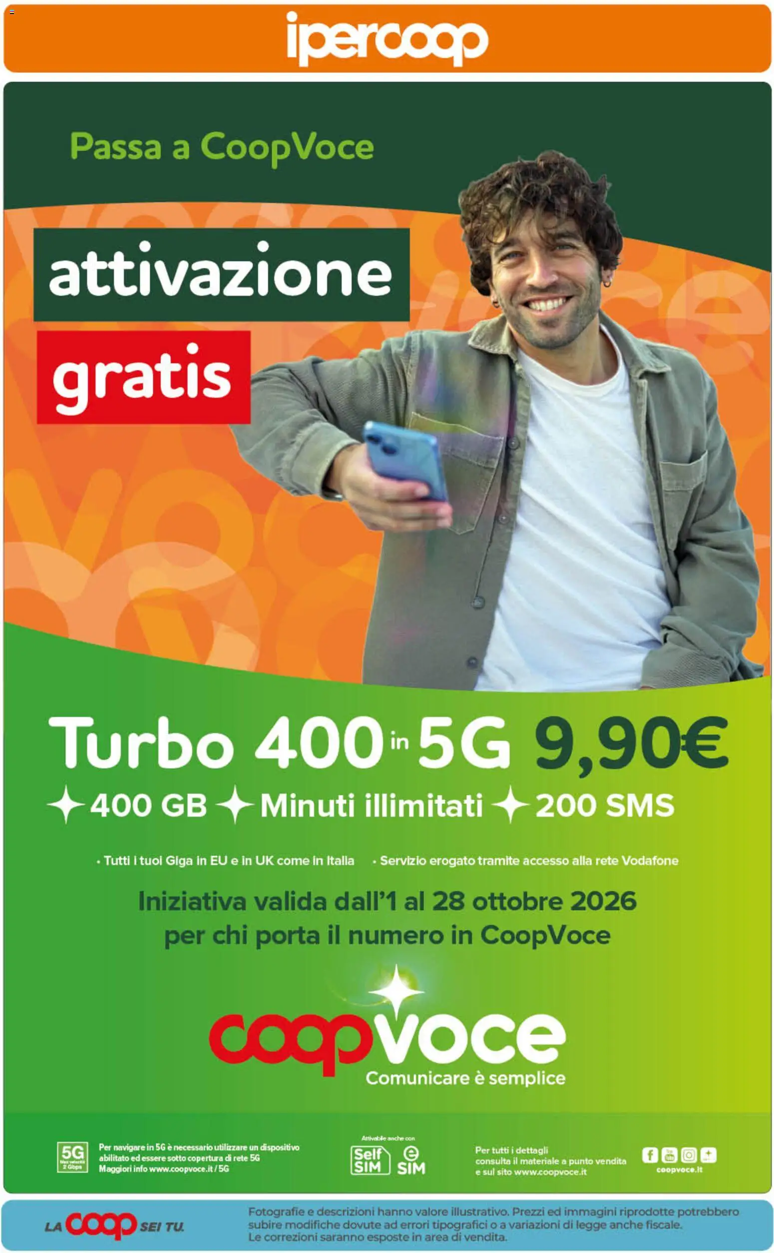 Anteprima dell'opuscolo Ipercoop volantino dal negozio Ipercoop valido da 23/10/2026
