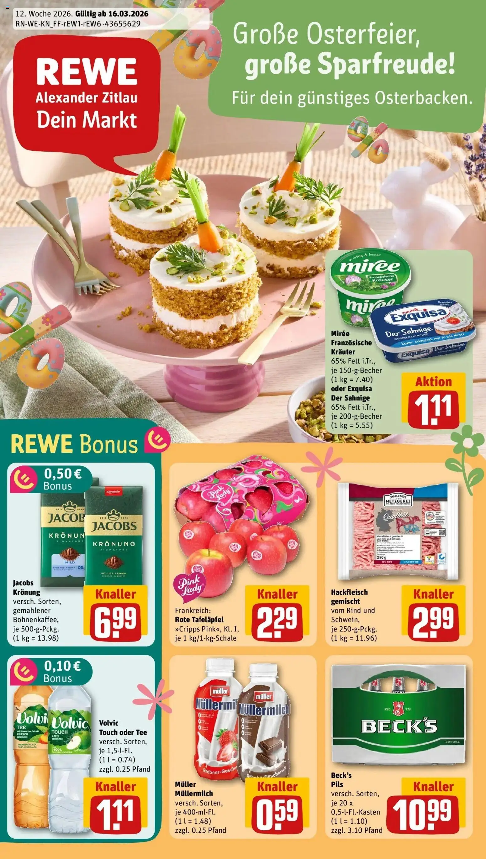 REWE Prospekt ab 15.03.2026 nächste Woche - Rewe Prospekt Köln / Kalk