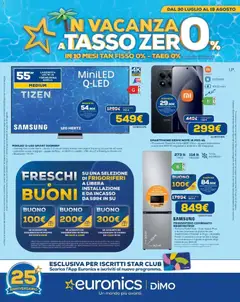 Anteprima dell'opuscolo In vacanza a tasso zero dal negozio Euronics valido da 30/07/2026