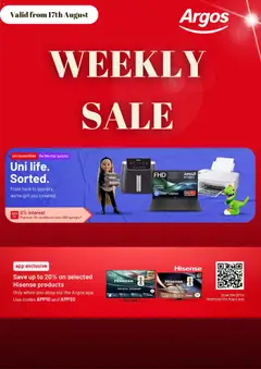 Preview of Argos Argos catalogue valid from 18/08/2026