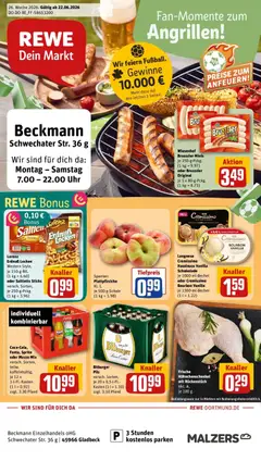 Vorschau von dem Prospekt des Geschäftes Rewe, gültig ab dem 21.06.2026