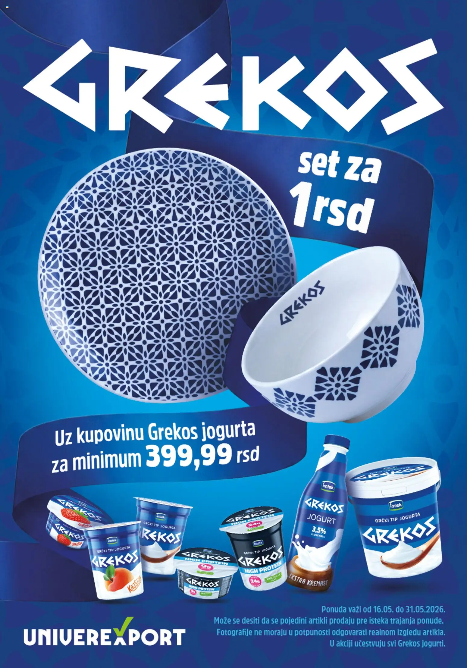 Pregled Univerexport kataloga - važi od 16.05.2026