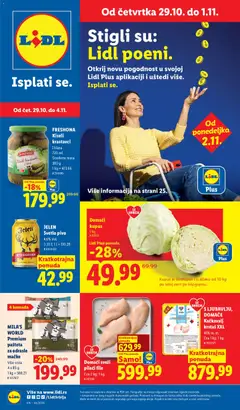 Pregled Lidl kataloga - važi od 29.10.2026