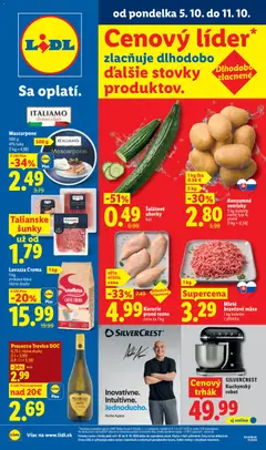 Náhľad Lidl letáku platného od 05.10.2026
