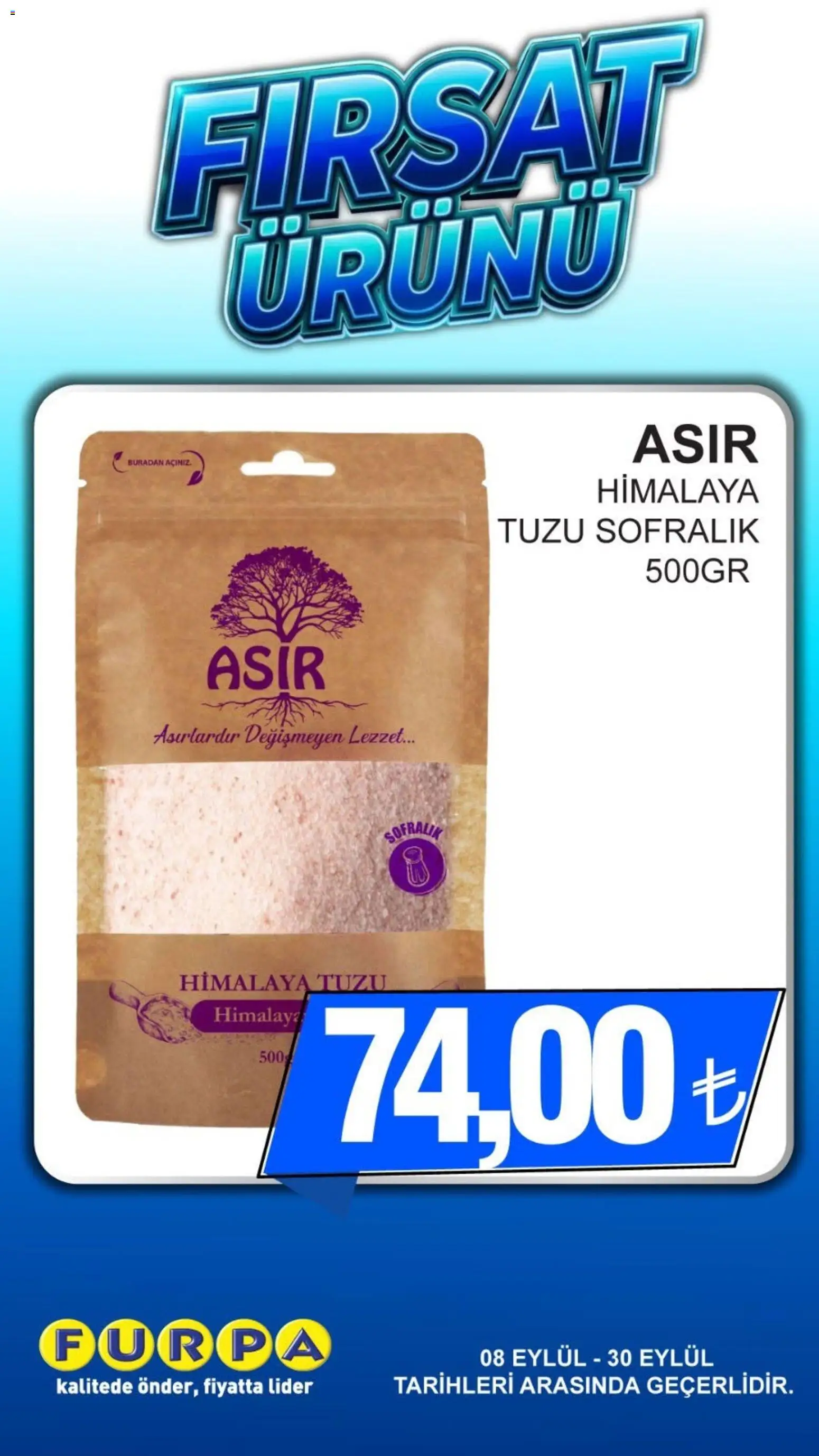 Furpa Furpa - Fırsat Ürünü 08.09.2026 - Broşürünün önizlemesi