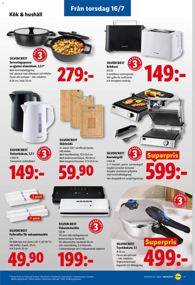 Nytt Lidl reklamblad från 13/07