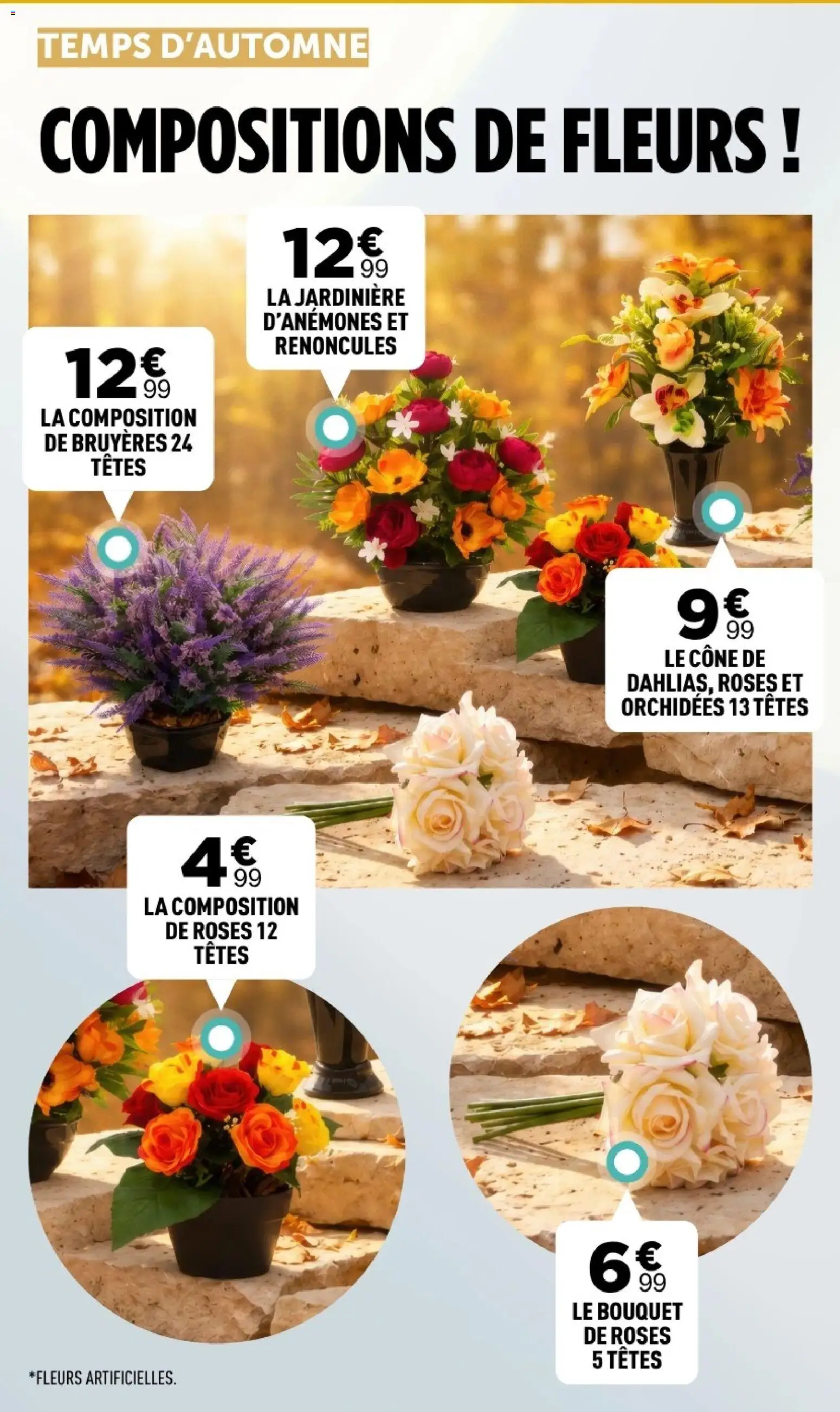 Prévisualisation de Centrakor catalogue du magasin Centrakor formulaire valide 19/10/2026 - Fleurs, Jardinière, Bouquet de roses